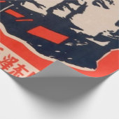 Communist Heads Propaganda Chairman Mao Stalin Cadeaupapier (Hoek)