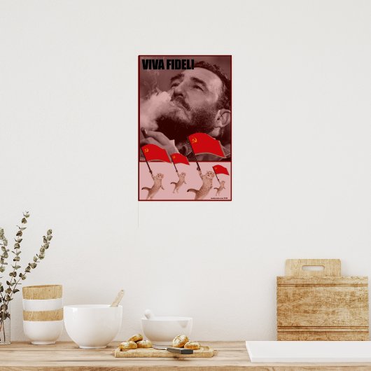 Communist Kittens Poster (Keuken)