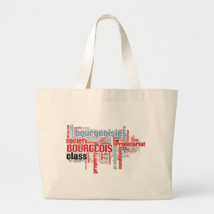 Communist Manifesto Word Cloud Grote Tote Bag