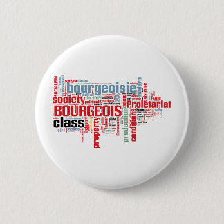 Communist Manifesto Word Cloud Ronde Button 5,7 Cm