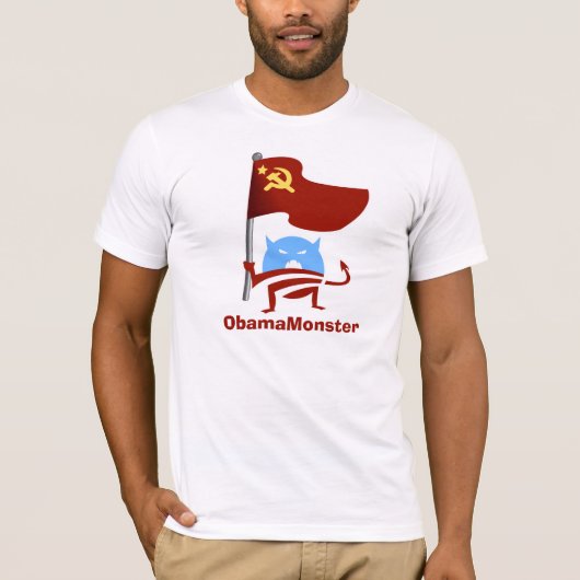 Communist ObamaMonster T-shirt (Voorkant)