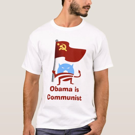 Communist ObamaMonster T-shirt (Voorkant)