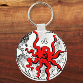 Communist Octopus Sleutelhanger (Voorkant)