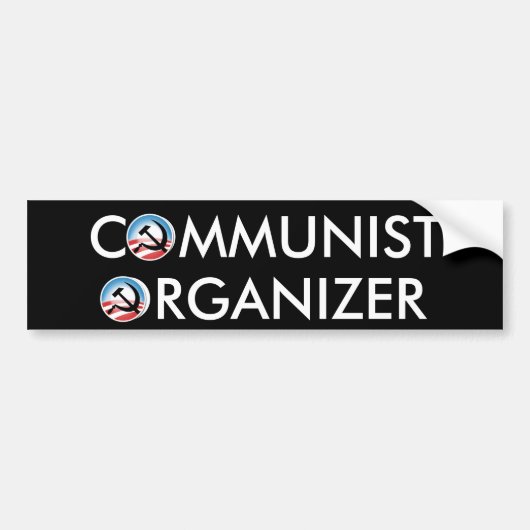 Communist Organizer Bumpersticker (Voorkant)