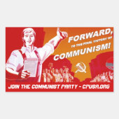 Communist Party Sticker (Voorkant)