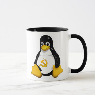 Communist Penguin (Linux) Coffee Mok