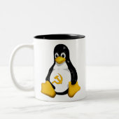 Communist Penguin (Linux) Coffee Mok (Links)