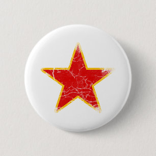 Communist Red Star  Ronde Button 5,7 Cm