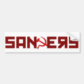 communist Sanders Bumpersticker (Voorkant)