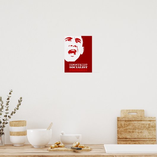 COMMUNIST, SOCIALIST, OBAMANIST POSTER (Keuken)