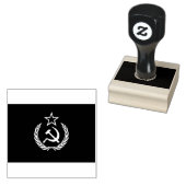 COMMUNIST STAMP RUBBERSTEMPEL (Gestempeld)
