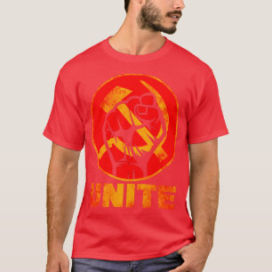 Communisten van de wereld verenigen t-shirt