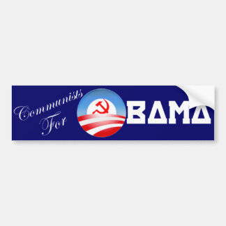 Communisten voor Obama Bumpersticker