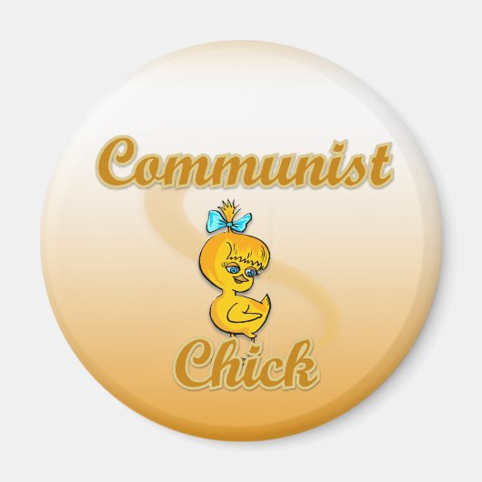 communistisch chick magneet (Voorkant)