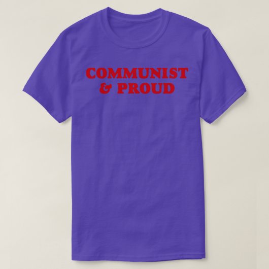 Communistisch en Trots T-shirt (Design voorkant)