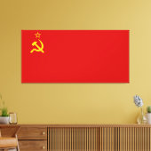 Communistisch Rusland Vlag USSR Canvas Afdruk (Insitu (Woonkamer))