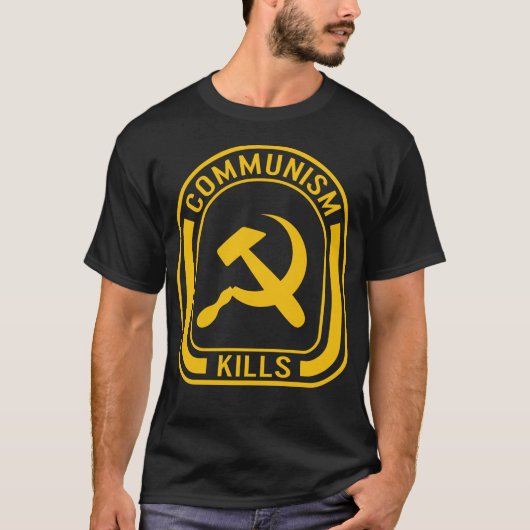 Communistisch Shirt, communisme doodt T-shirt, pro T-shirt (Voorkant)