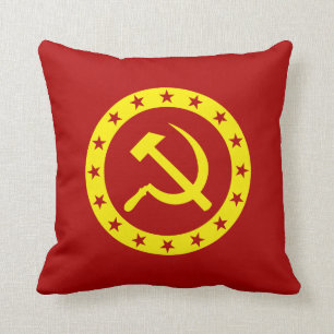 communistisch symbool Hammer Sickle Kussen