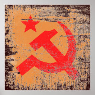 communistisch symbool poster