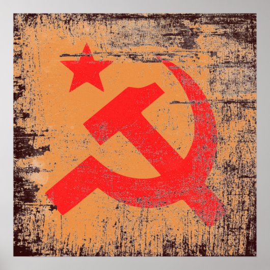 communistisch symbool poster (Voorkant)
