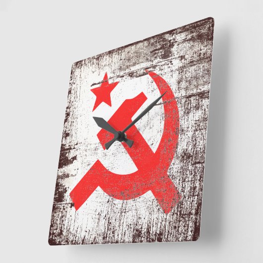 communistisch symbool vierkante klok (Hoek)