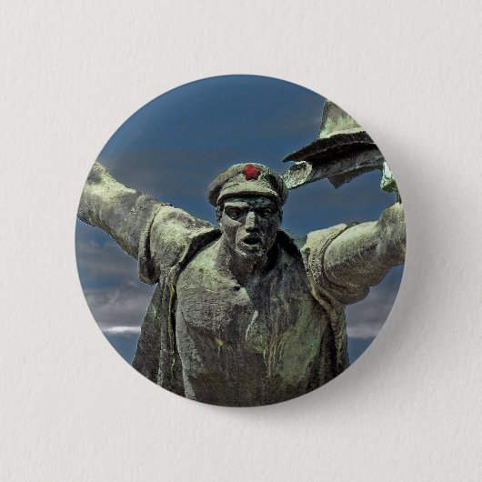 Communistische Arbeider/Revolutionair (3) Ronde Button 5,7 Cm (Voorkant)