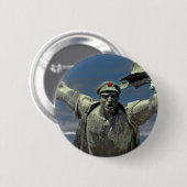 Communistische Arbeider/Revolutionair (3) Ronde Button 5,7 Cm (Voorkant /achterkant)