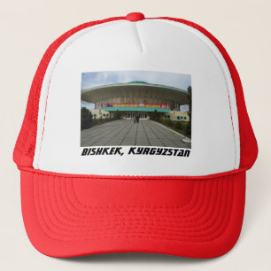 Communistische Architectuur, Bisjkek, Kirgizië Cir Trucker Pet