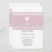 Communistische cup roze kaart (Voorkant / Achterkant)