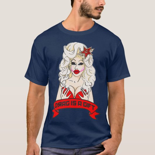Communistische dragqueen t-shirt (Voorkant)