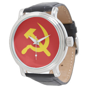 Communistische hamer en sikkel horloge