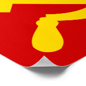 Communistische hamer en sikkel poster (Hoek)