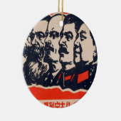 Communistische hoofden Propaganda voorzitter Mao S Keramisch Ornament (Rechts)