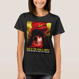 Communistische kameraad Doggo Meme Rusland hond Ji T-shirt