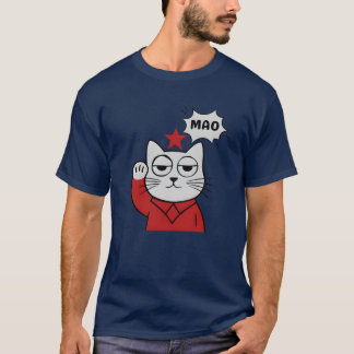 communistische kat van oost-berlijn retro stijl ka t-shirt