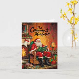 Communistische Kerstman Kaart