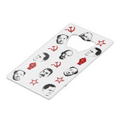 communistische leiders creditkaart flessenopener (Voorkant Gekanteld)