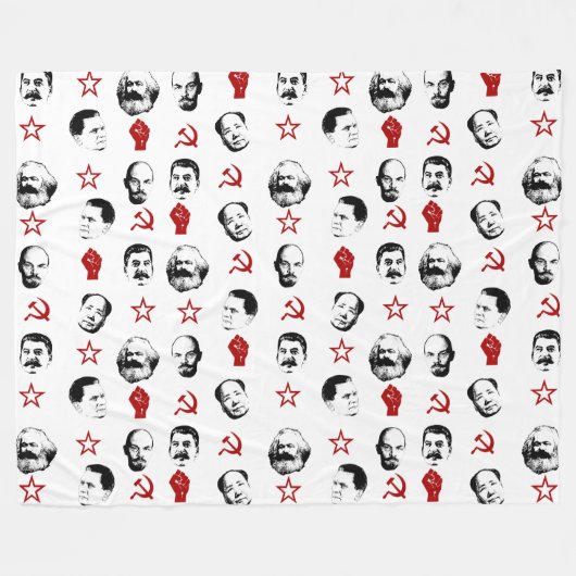 communistische leiders fleece deken (Voorkant (Horizontaal))