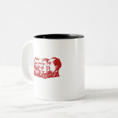 communistische leiders tweekleurige koffiemok (Voorkant links)