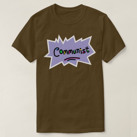 Communistische linkse ideologie t-shirt (Design voorkant)