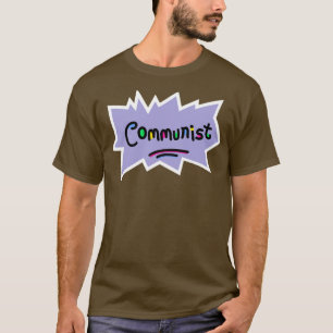 Communistische linkse ideologie t-shirt