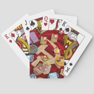 Communistische memorabilia pokerkaarten