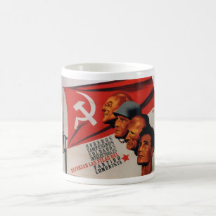 Communistische Partij (1937)_Poster Propaganda Koffiemok