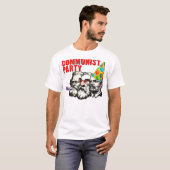 Communistische Partij Funny Spoof T-Shirt (Voorkant volledig)