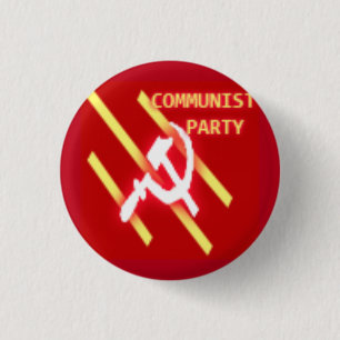 Communistische Partij Logo Ronde Button 3,2 Cm