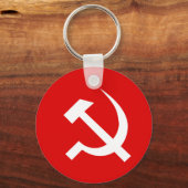 Communistische partij van India onder de CPI-vlag Sleutelhanger (Voorkant)