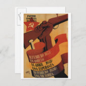 Communistische Partij van Spanje_Poster Propaganda Uitnodiging Briefkaart (Voorkant / Achterkant)