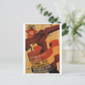 Communistische Partij van Spanje_Poster Propaganda Uitnodiging Briefkaart (Staand voorkant)