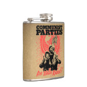 communistische partijen heupfles (Rechts)