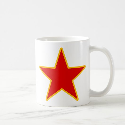 Communistische Rode Star Koffiemok (Rechts)